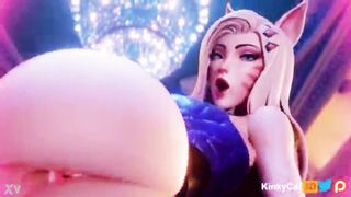 League of Legends Hentai Ahri 3d porn