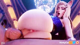 League of Legends Hentai Ahri 3d porn