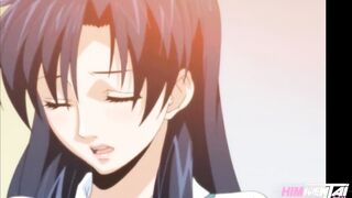 [HENTAI] Busty secretary receives massive cumshot