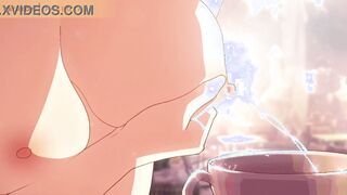 Cafe Barista Lactates Streams of Breast milk Hentai