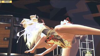 Hentai 3D - Make love to the cute girl at the cafe