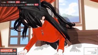Hentai Rin anal sex and peeing movie