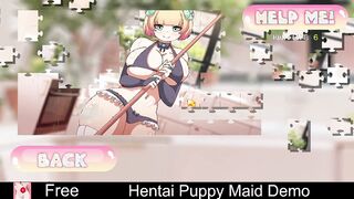 Hentai Puppy Maid Demo (Free Steam Demo Game) Visual Novel, Puzzle