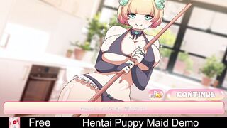 Hentai Puppy Maid Demo (Free Steam Demo Game) Visual Novel, Puzzle