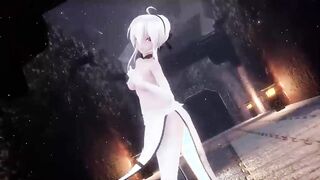 3D Hentai anime I cum in water form Hatsune Miku