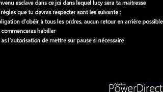 JOI French Hentai lucy : Anal, Bodywriting, Sissy