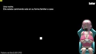 Hentai PC Game in Spanish Isekai Type Girl Inside a DL Game