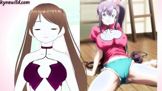 Don't Cum Challenge To Hentai With Me