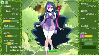 Hentai strip minigame