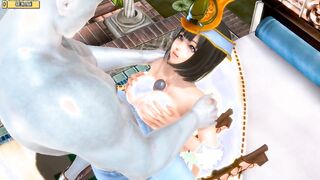Hentai 3D - Queen Cleopatra and the silver man have strong lovemaking
