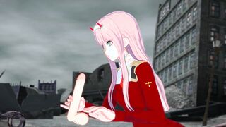 Zero Two gets fucked in various ways - 3D Hentai