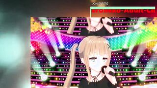 [Eroge Koikatsu! ] Etch after having a handjob blowjob service by rubbing the breasts of a silver-haired big breasts fem