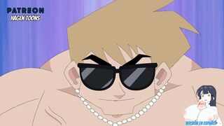 La Playa Nudist (Latin Spanish) - Hagen Toons