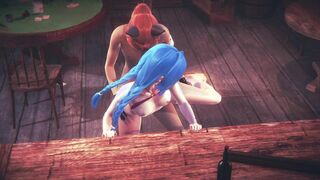 League of leguends LOL Hentai 3D - Jinx Jinx cunnilingus, fingering and fucked