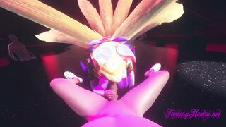 League of Legends Hentai - Ahri Star blowjob and fucked