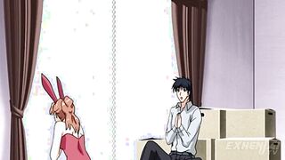 Horny Neighbor Desperate to Drink My Cum - Hentai