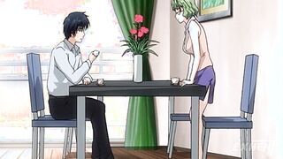 Horny Neighbor Desperate to Drink My Cum - Hentai