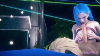 LOL Hentai - Point Of View Jinx in Swimming Pool
