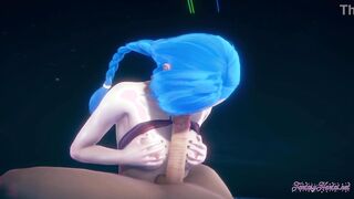 LOL Hentai - Point Of View Jinx in Swimming Pool