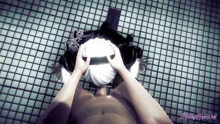 Nier Automata Hentai - POV 2B Hard sex