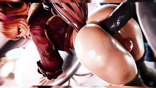 Marvel Rivals & Overwatch Anal + Riding Futa compilation┃3D Animation┃