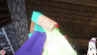I cum on all the women in town Furry animation - Jazziuu Minecraft Jenny Mod