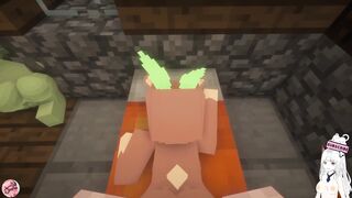 I cum on all the women in town Furry animation - Jazziuu Minecraft Jenny Mod
