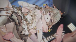 [Silver Palace] - Cinderella "FAIRYTALE SHATTERED": Bound Princess & POV Sandwich DP ( /60FPS)