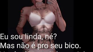Makima Hentai JOI Português (Femdom, Anal Fingering, Petplay, No Toys)