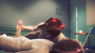 Evangelion Hentai Asuka penetrated in a hospitals - Japanese Asian Manga anime porn video