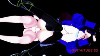 KDA League of Legend Hentai 3D Akali having sex on stage 2/2