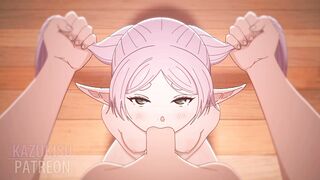 Frieren Gets Face-Fucked - Sousou no Frieren Hentai