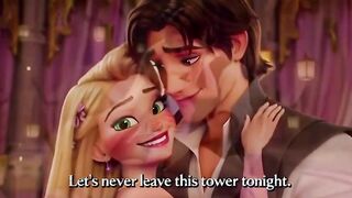 RAPUNZEL & FLYNN RIDER hot romantic sex Hentai Anime