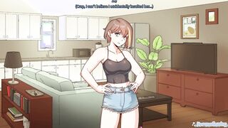 My roommate saw me NAKED jerking my GIRL COCK - Benefitship #3
