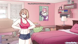 My roommate saw me NAKED jerking my GIRL COCK - Benefitship #3