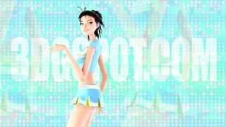 3DGSPOT - Big Titties Girls Do Hard Scissoring During Wrestling Fight! ANIMATED SEX!