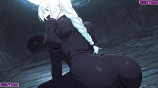 Jujutsu Kaisen hentai anime - big tits Mei Mei blow job hentai animation by eextoon