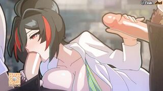 Zhu Yuan arrests two troublesome cocks (zenless zone zero) [Spanish subtitle]