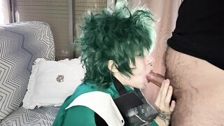 My Hero Academia Aizawa x Deku Villain's quirk gives Deku a tight pussy