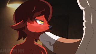 HORSE COCK for THE FOX SLUT! Furry Rule34 Animation