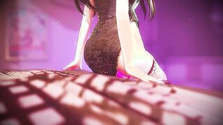 Jessica Lin masturbates with a dildo