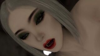 She Knows His Footsteps Before He Opens The Door - deepthroat, reverse cowgirl, cumshots