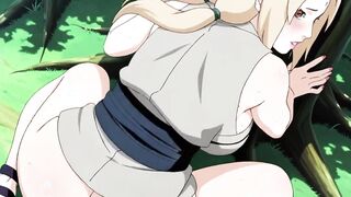Tsunade Naruto sex anime hentai cartoon Living with Tsunade Kunoichi Xtremetoons creampie handjob