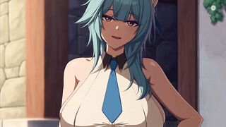 Good anime sex with waifu