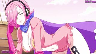 One Piece Hentai Anime - Big Tits Vinsmoke Reiju Blow Job Hentai by eextoon