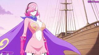 One Piece Hentai Anime - Big Tits Vinsmoke Reiju Blow Job Hentai by eextoon