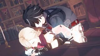 Wriothesley x Lyney - Genshin Impact Yaoi Animation