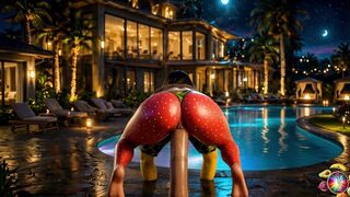 Midnight Pool Sex Moranguete takes Abacaxi’s big energy Vaginal and Anal Caught in the Pool Moranguete and Abacaxi’s sec