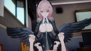 [Zenless Zone Zero] - Remielle Dan "ETHER OVERLOAD": Bound Agent & POV Sandwich DP ( /60FPS) - (エージェントわからせ)