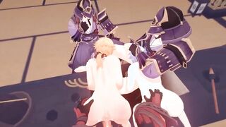 Genshin Impact Inazuma NPC Orgy